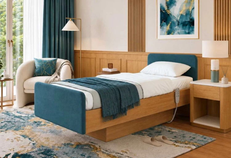 HOSPEN Domo Prestige N06 z morskimi tapicerowanymi frontami