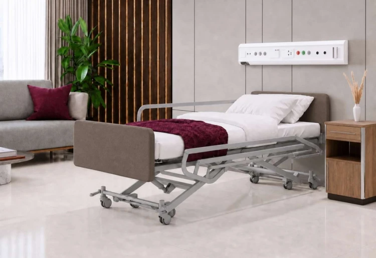 Łóżko rehabilitacyjne HOSPEN Verto z tapicerowanymi frontami N02