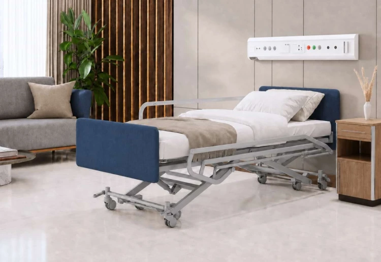 Łóżko rehabilitacyjne HOSPEN Verto z tapicerowanymi frontami N05