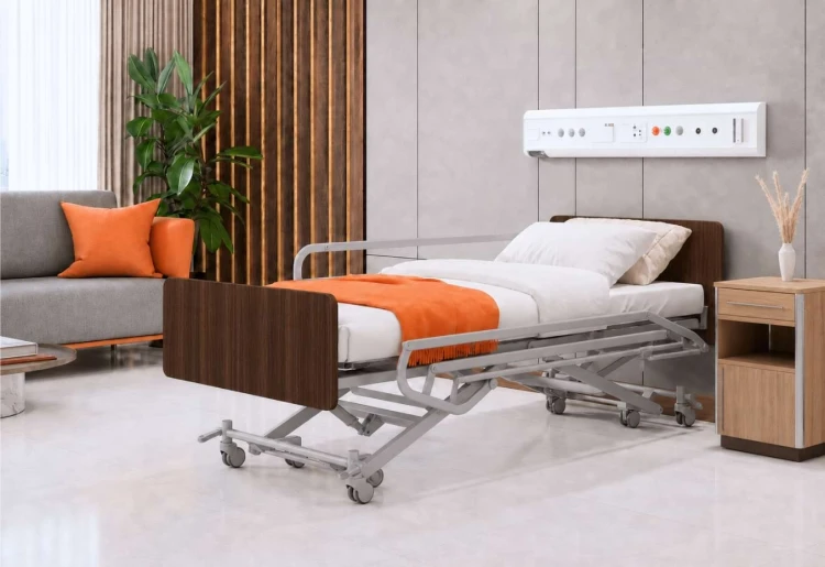 HOSPEN Verto z drewnianymi frontami w dekorze Orzech Ciemny