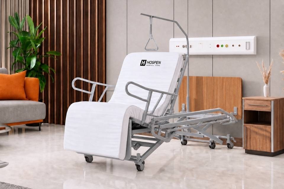 Łóżko rehabilitacyjne HOSPEN Verto w aranżacji domowej